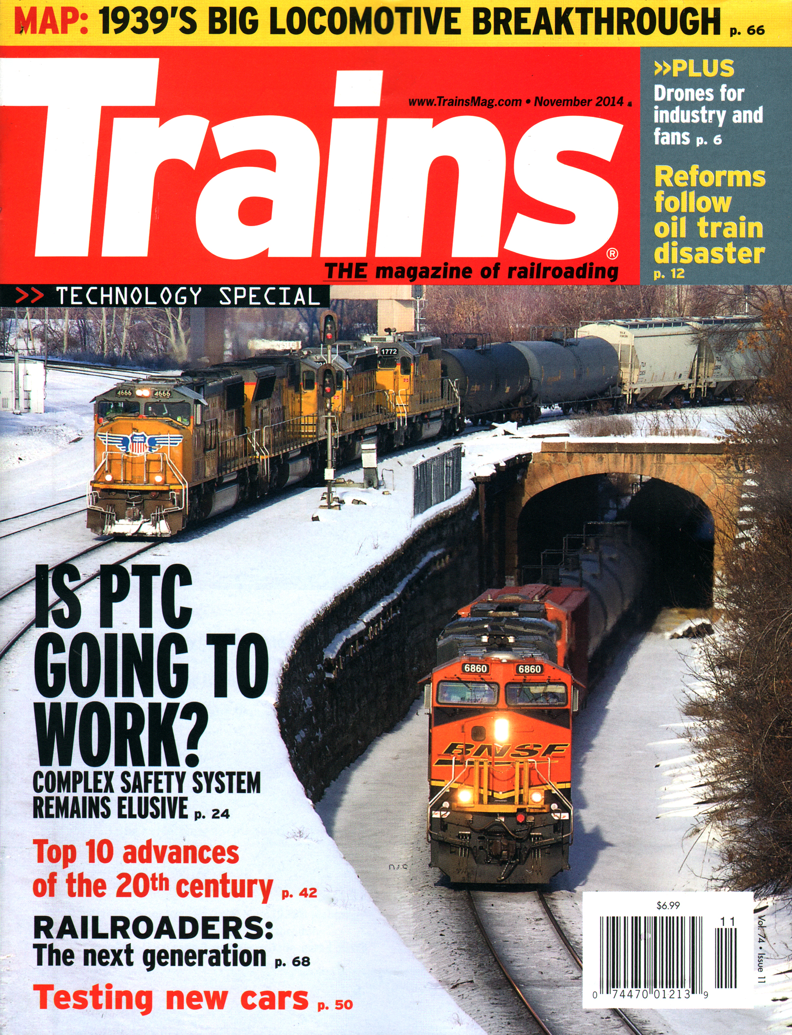 Trains November 01, 2014 Issue Cover