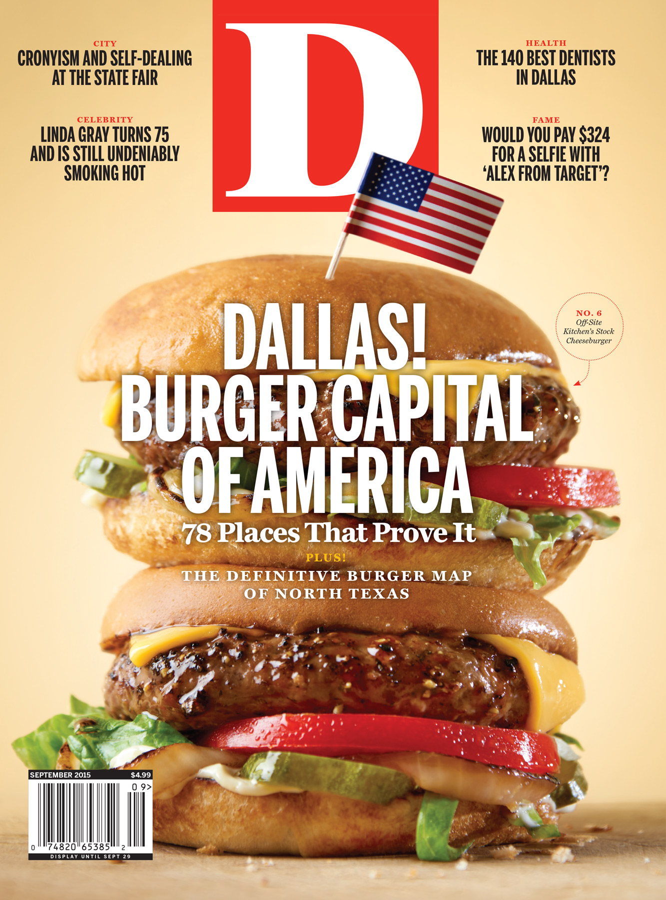 D-Magazine September 01, 2015 Issue Cover