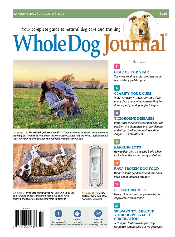 Whole-Dog-Journal January 01, 2022 Issue Cover