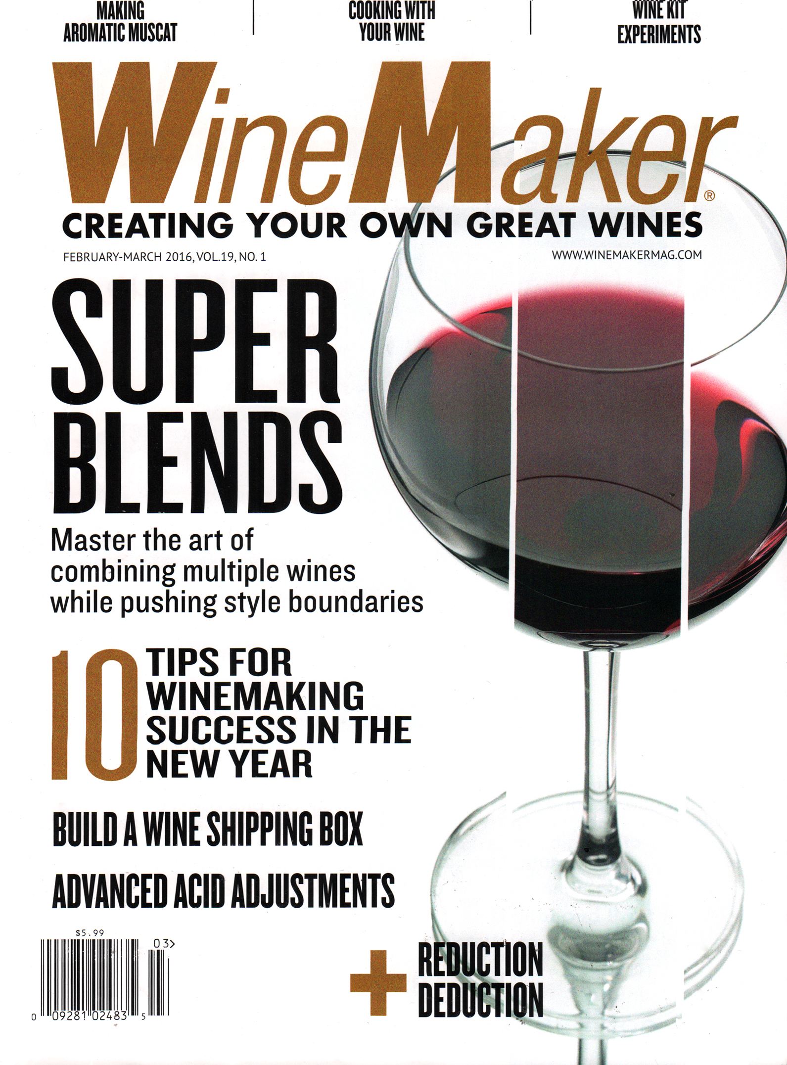 winemaker February 01, 2016 Issue Cover