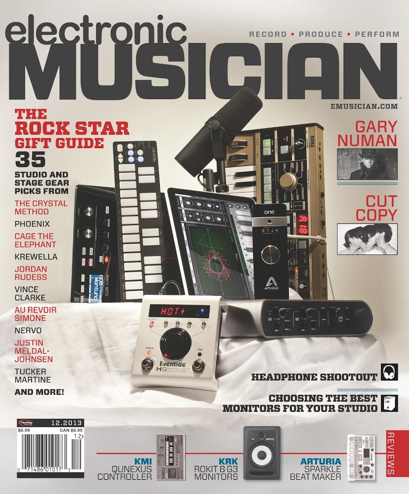 Electronic-Musician December 01, 2013 Issue Cover