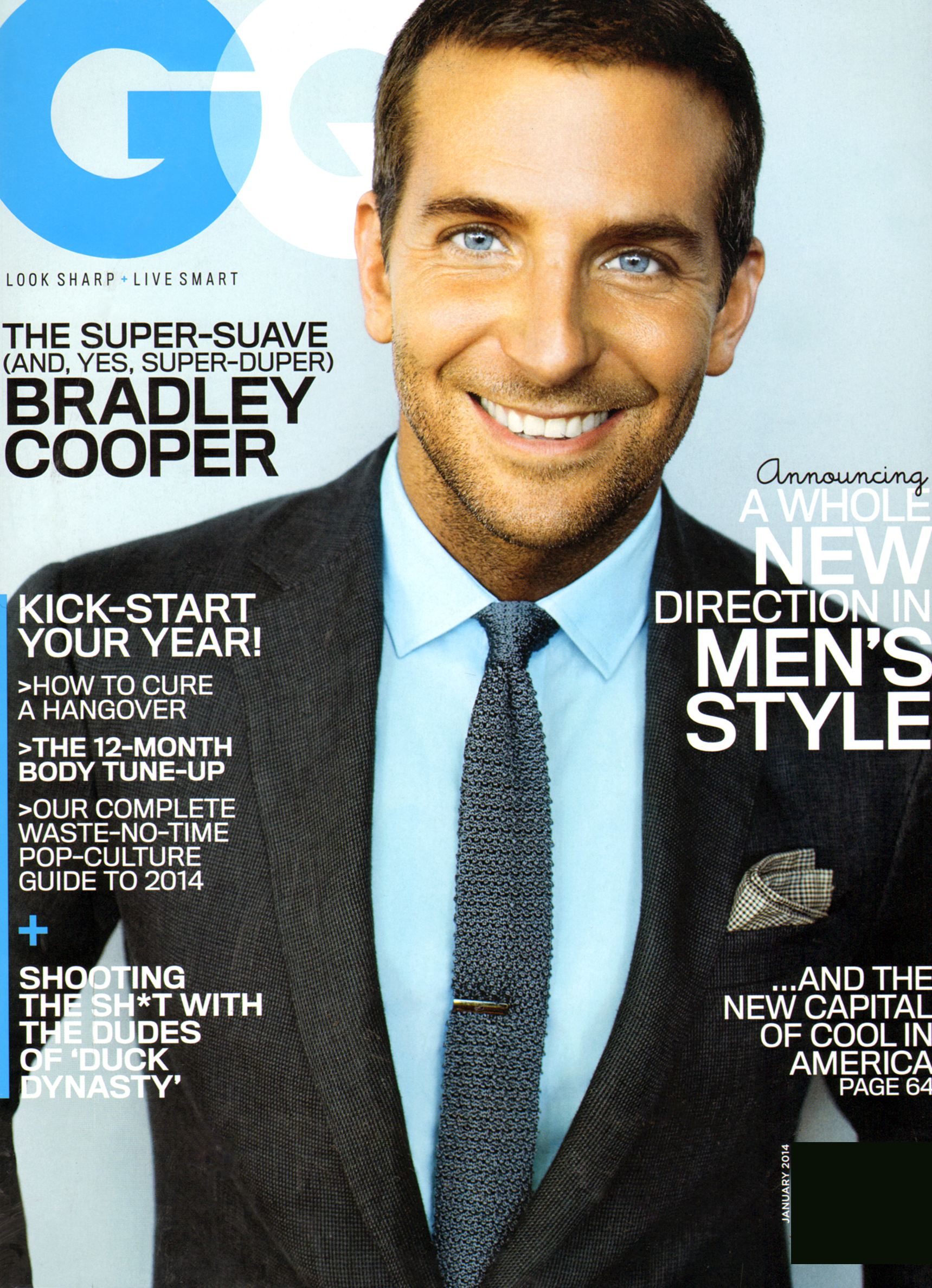 Gentlemens-Quarterly---GQ January 01, 2014 Issue Cover