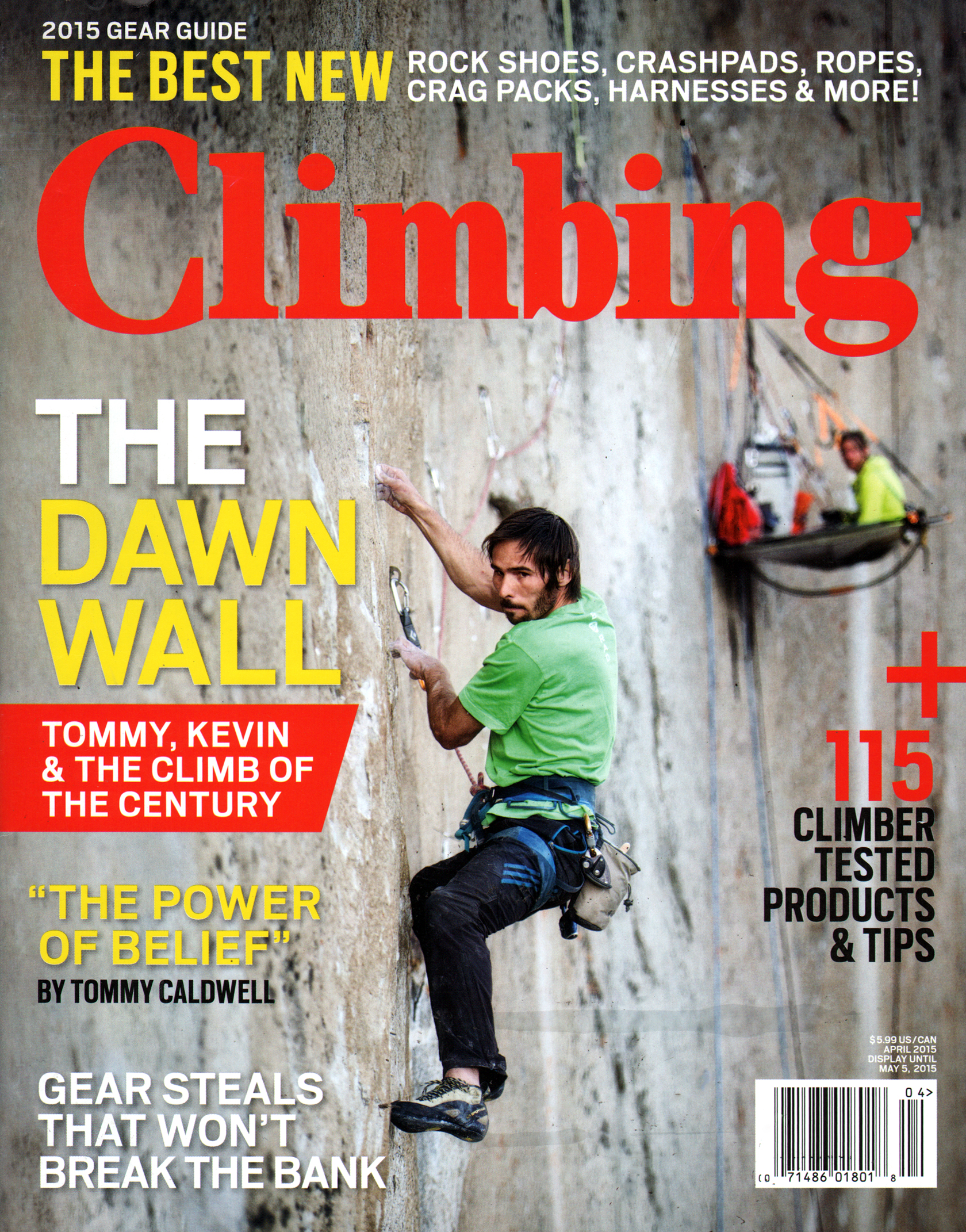 Climbing-Magazine April 01, 2015 Issue Cover