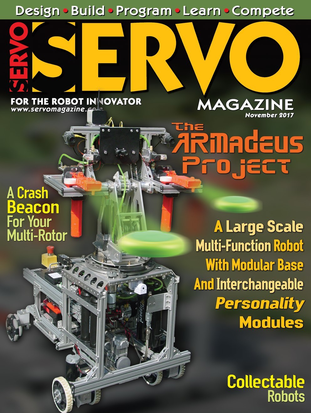Servo-Magazine November 01, 2017 Issue Cover