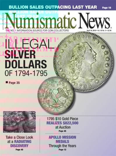 Numismatic News April 16, 2019 Issue Cover