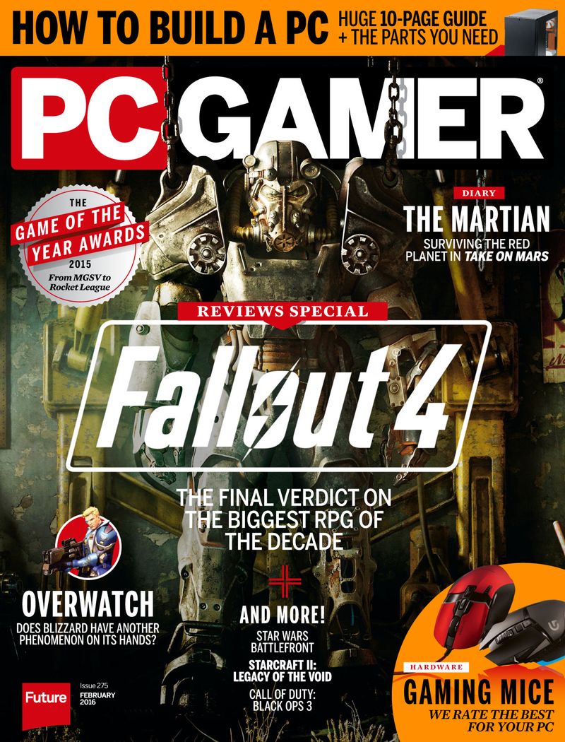 PC-Gamer-(US-Edition) February 01, 2016 Issue Cover
