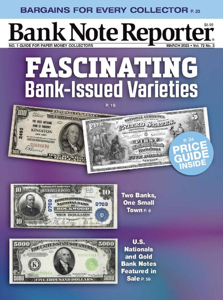 Bank Note Reporter Magazine Subscription Offers