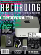 Recording-Magazine December 01, 2022 Issue Cover