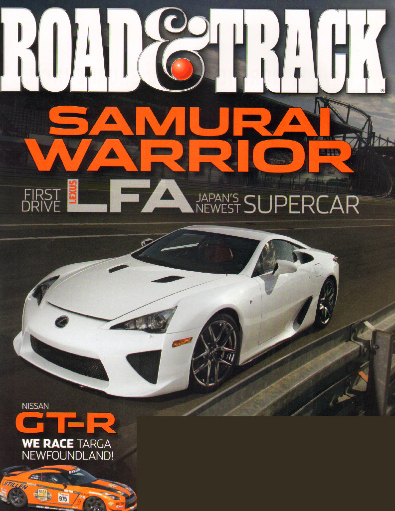 Road-and-Track December 01, 2009 Issue Cover