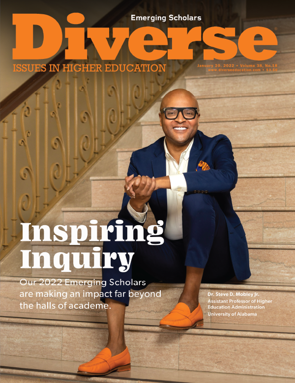 Diverse-Issues-In-Higher-Education January 20, 2022 Issue Cover