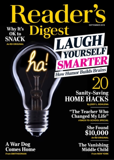 Reader's Digest September 01, 2019 Issue Cover