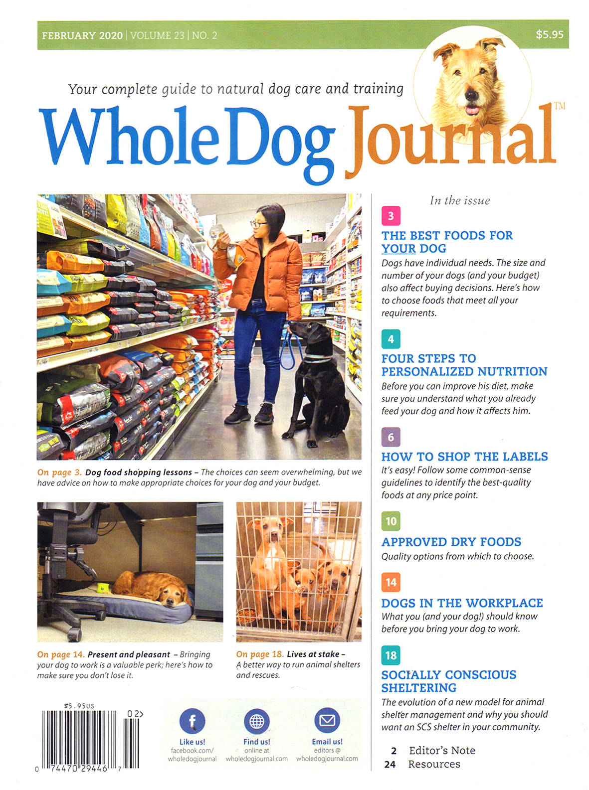 Whole-Dog-Journal February 01, 2020 Issue Cover