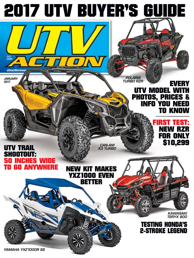 UTV-Action January 01, 2017 Issue Cover