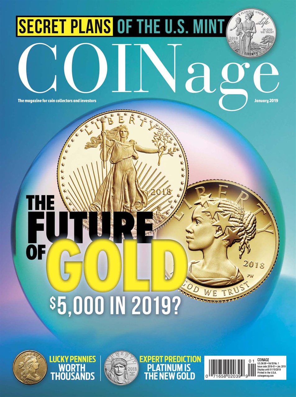 Coinage January 01, 2019 Issue Cover