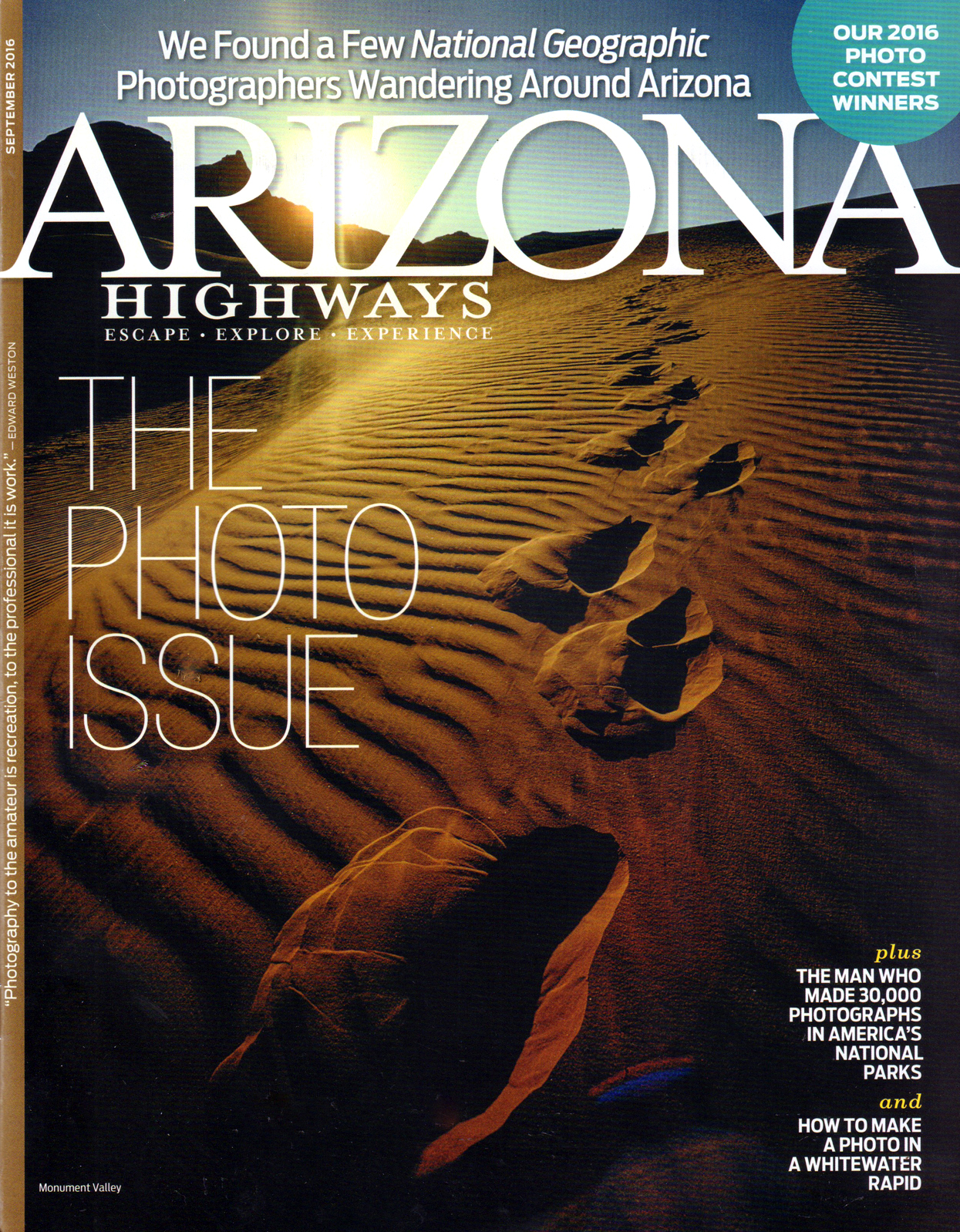 Arizona-Highways September 01, 2016 Issue Cover