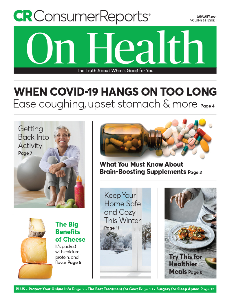 Consumer-Reports-On-Health January 01, 2021 Issue Cover