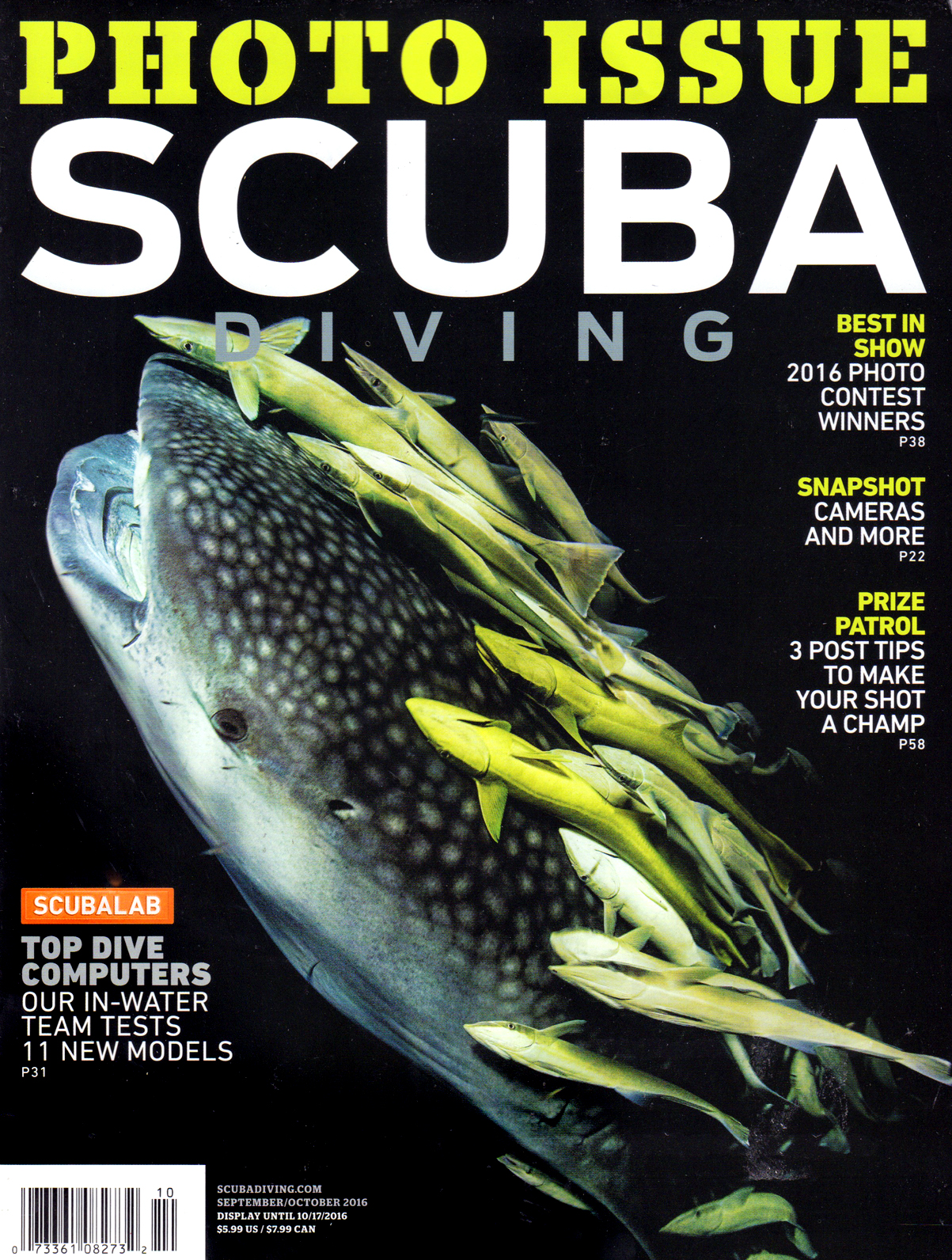 Scuba-Diving September 01, 2016 Issue Cover