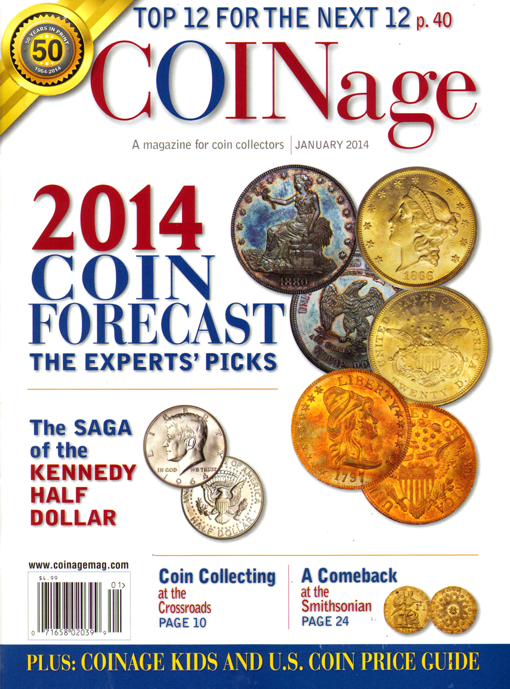 Coinage January 01, 2014 Issue Cover