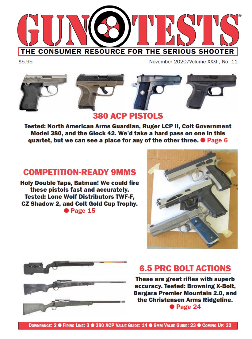 Gun-Tests November 01, 2020 Issue Cover