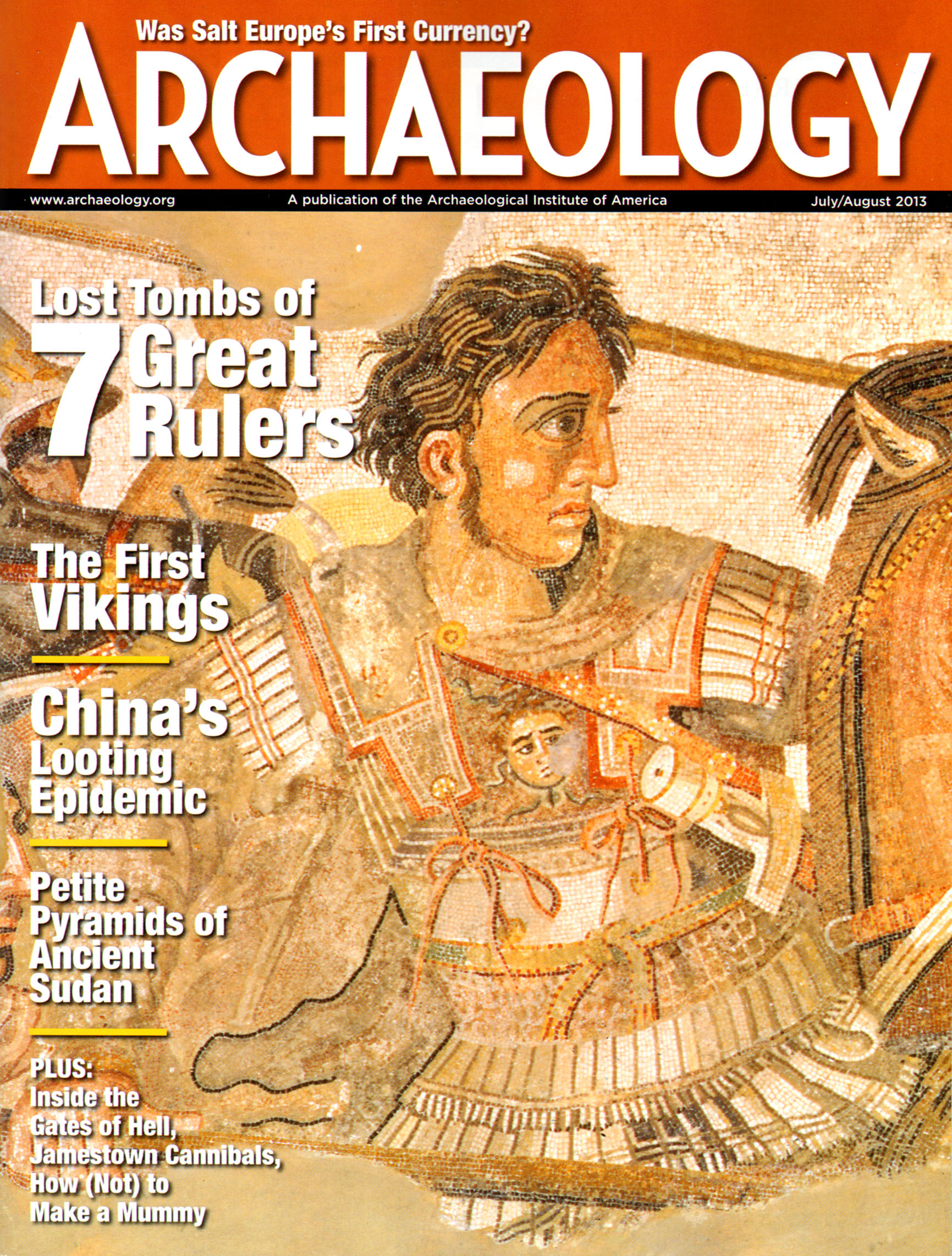 Archaeology July 01, 2013 Issue Cover