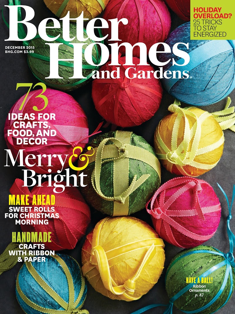 Better-Homes-and-Gardens December 01, 2015 Issue Cover