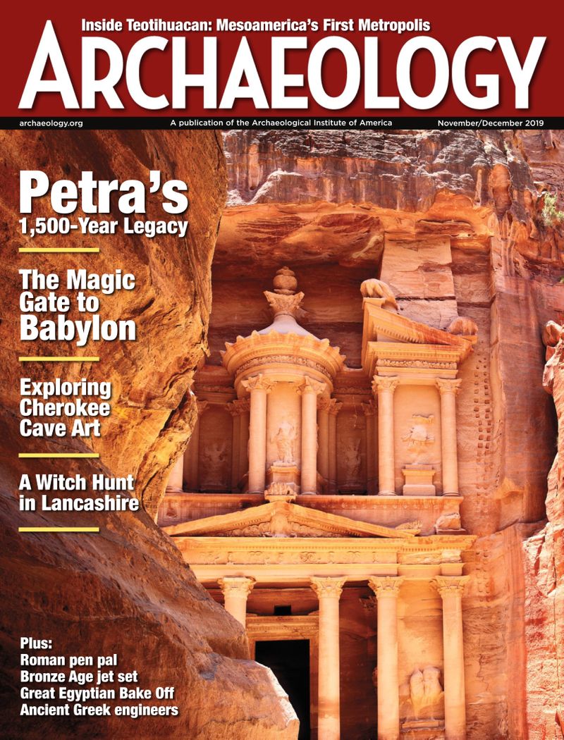 Archaeology November 01, 2019 Issue Cover