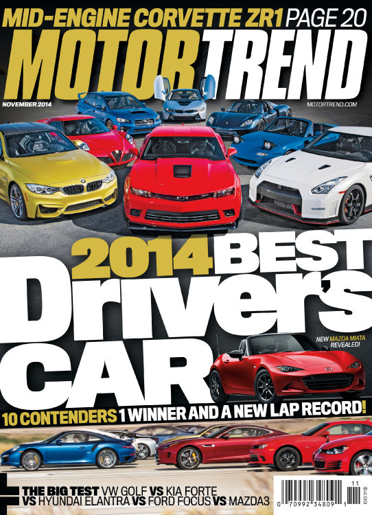 Motor-Trend November 01, 2014 Issue Cover