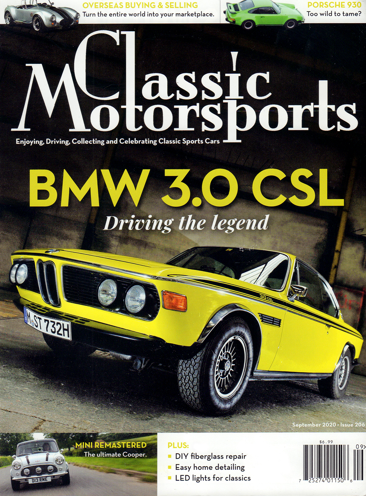 Classic-Motorsports September 01, 2020 Issue Cover