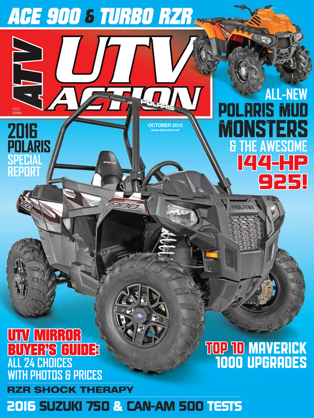 UTV-Action October 01, 2015 Issue Cover