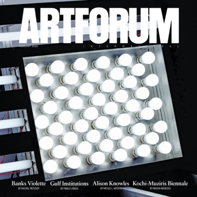 Artforum February 01, 2026 Issue Cover