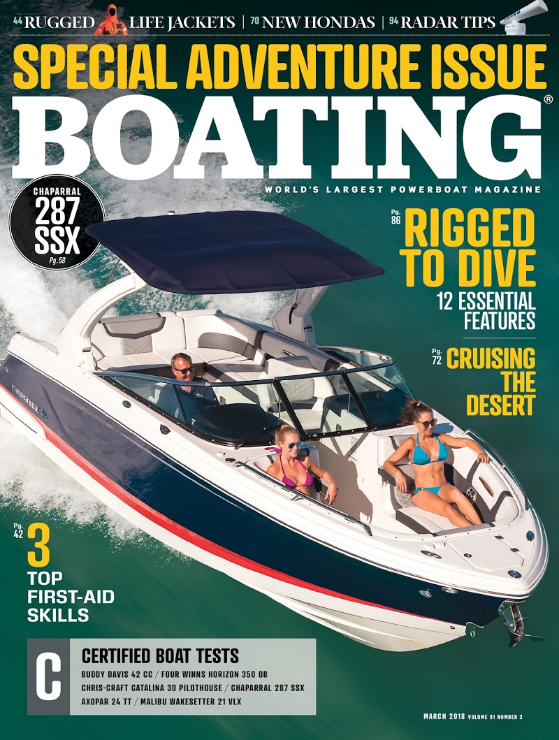 Boating March 01, 2018 Issue Cover