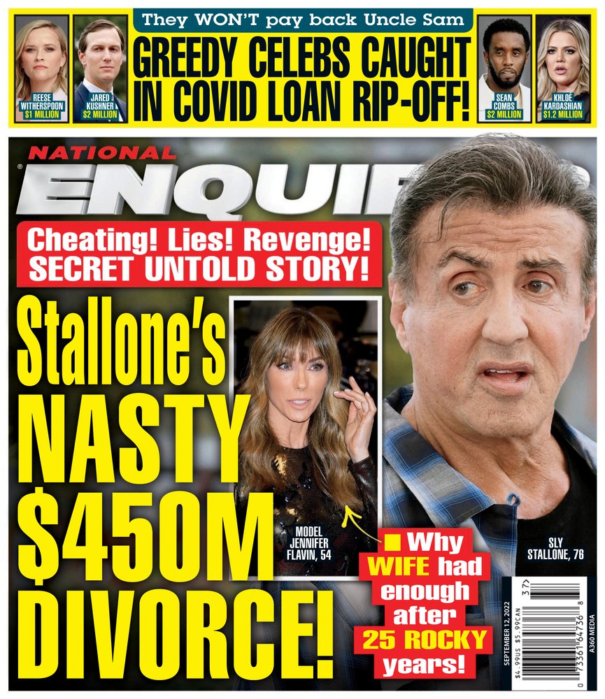 national-enquirer September 12, 2022 Issue Cover
