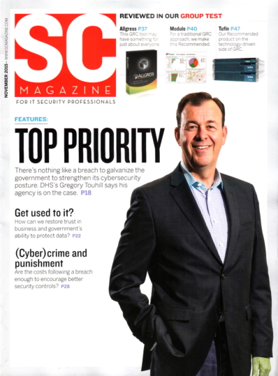 SC Magazine - U.S. edition November 01, 2015 Issue Cover