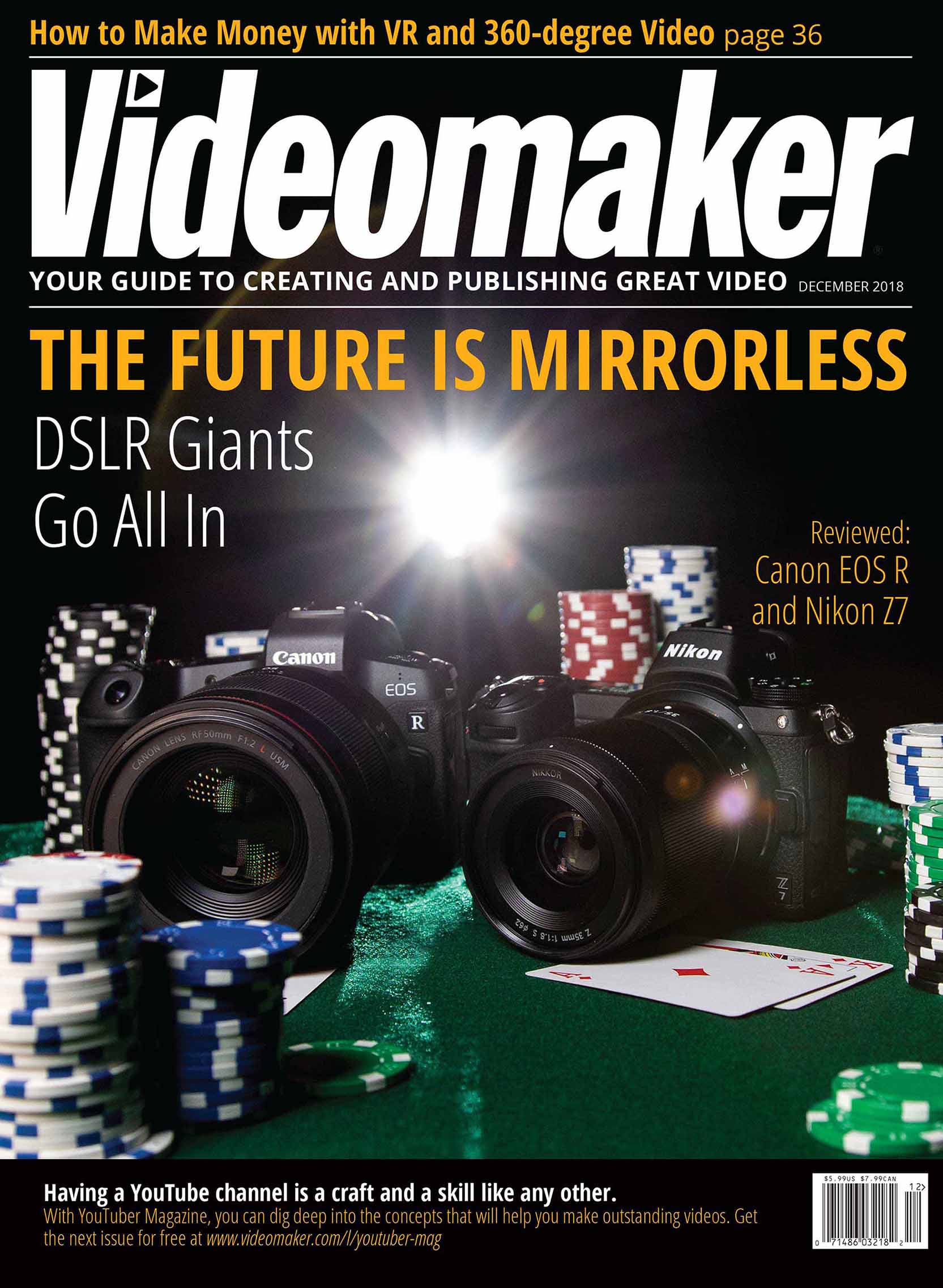Videomaker December 01, 2018 Issue Cover