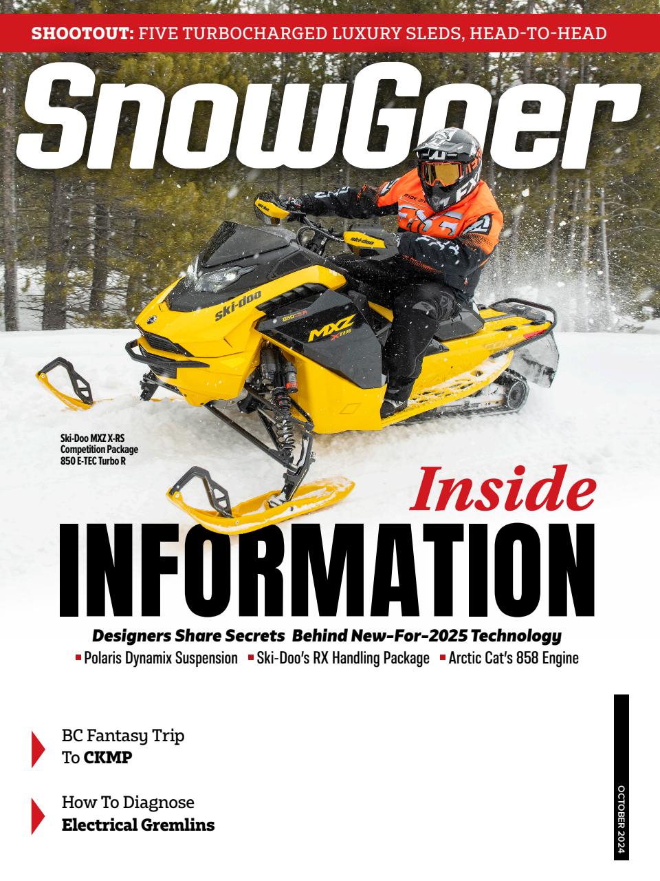 Snow-Goer October 01, 2024 Issue Cover