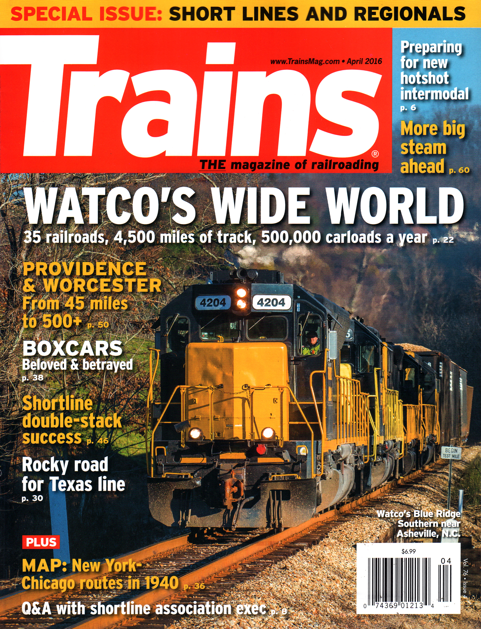 Trains April 01, 2016 Issue Cover