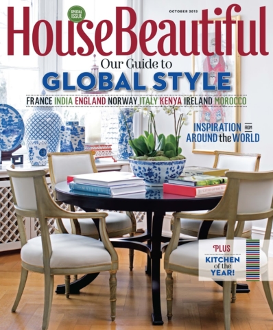 House Beautiful October 01, 2013 Issue Cover
