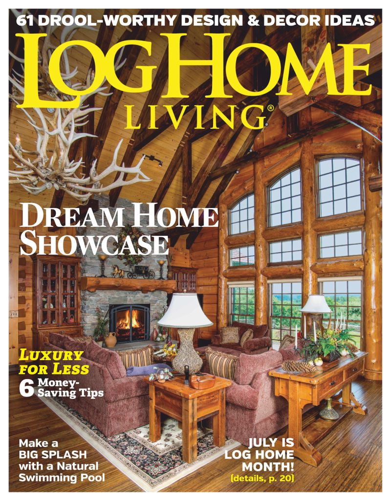 Log-and-Timber-Home-Living June 01, 2019 Issue Cover