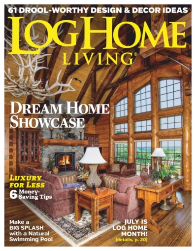 Log and Timber Home Living June 01, 2019 Issue Cover