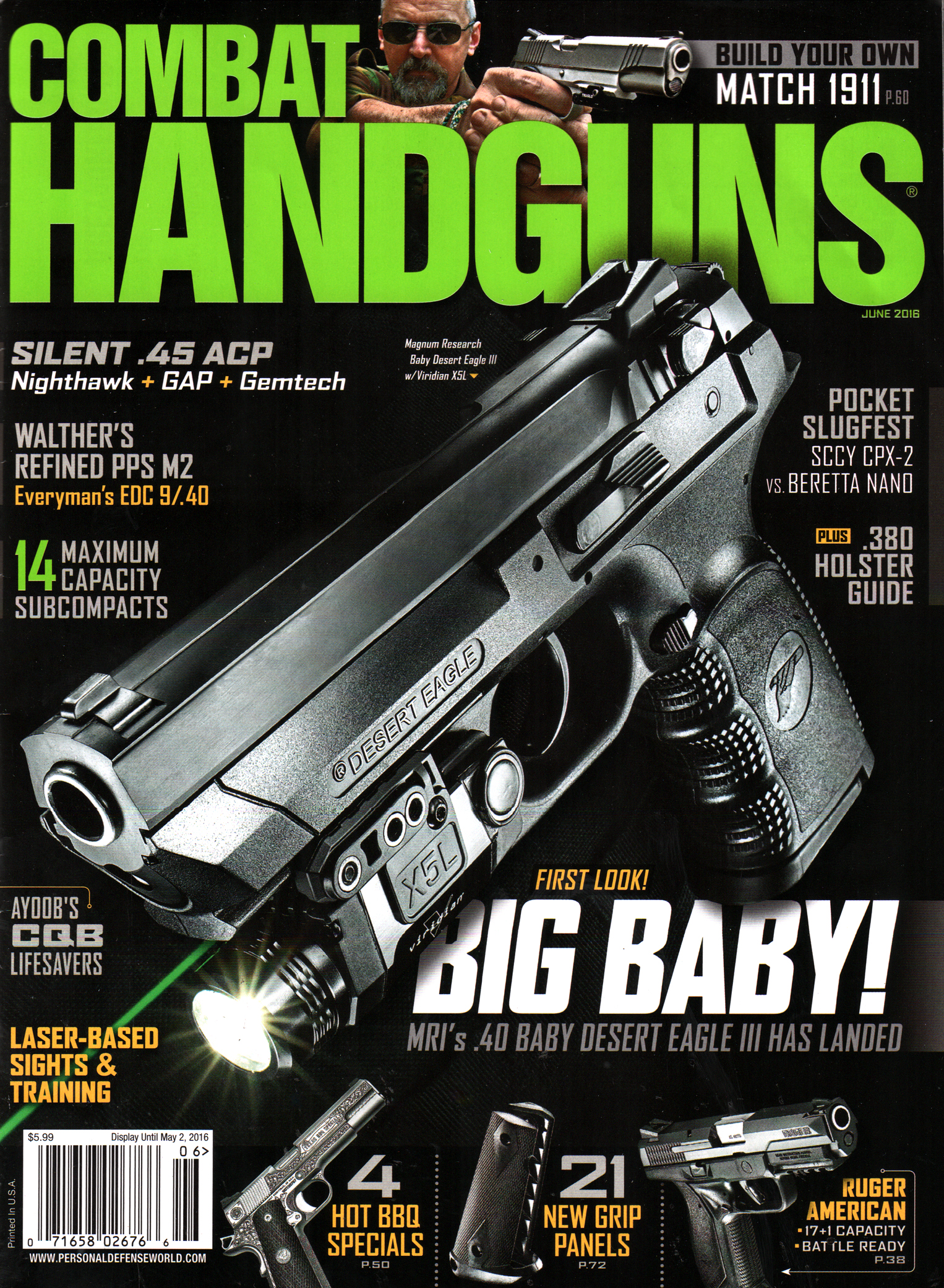 Combat-Handguns June 01, 2016 Issue Cover