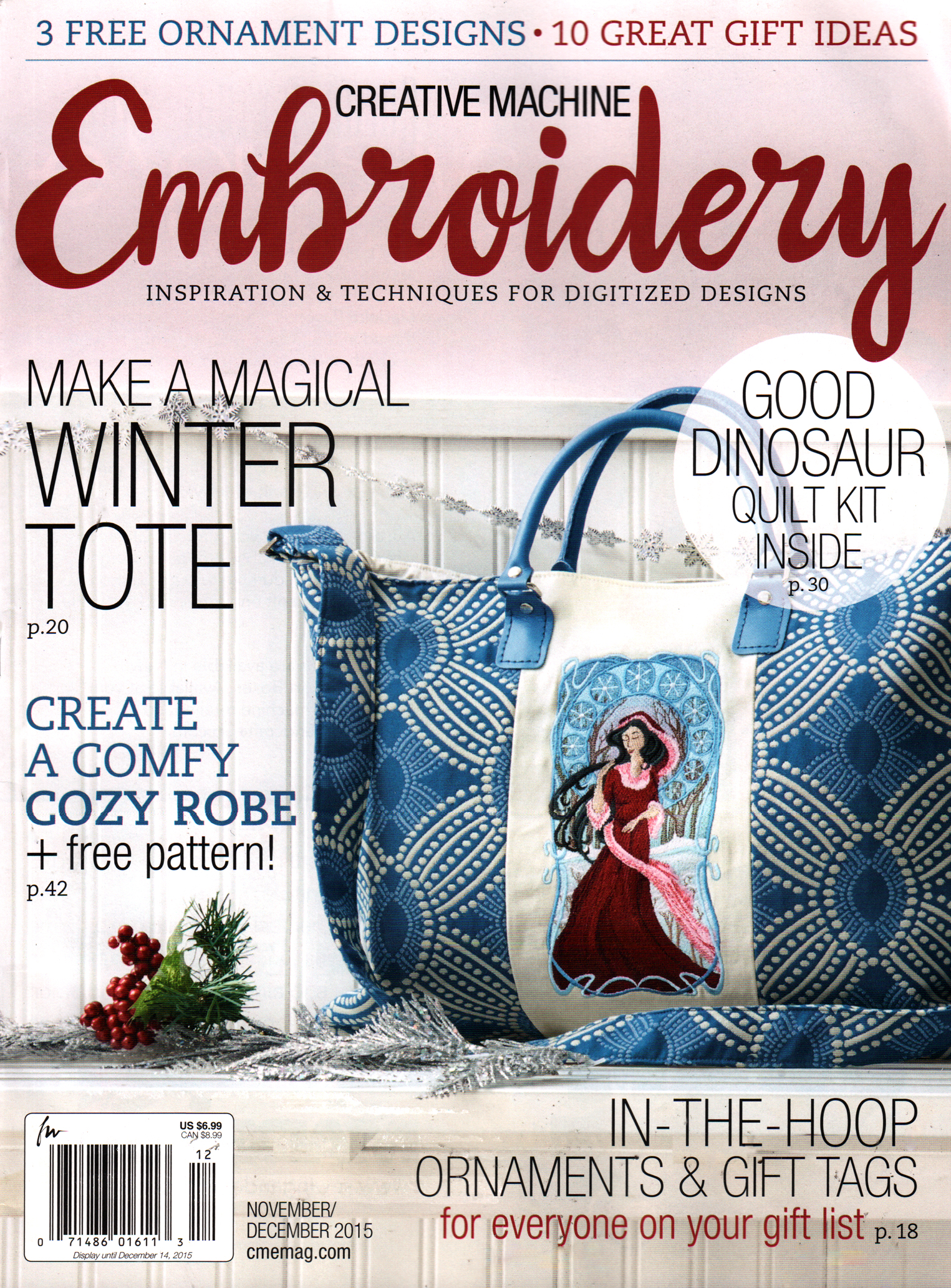 Creative-Machine-Embroidery November 01, 2015 Issue Cover