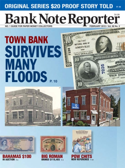 Bank Note Reporter February 01, 2019 Issue Cover