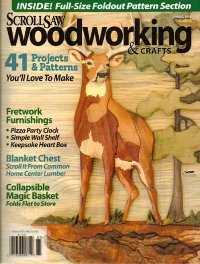 Scroll Saw Woodworking & Crafts March 01, 2018 Issue Cover