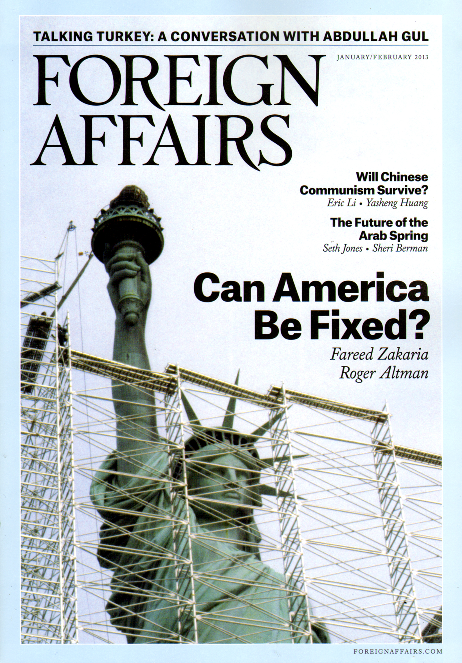 Foreign-Affairs January 01, 2013 Issue Cover