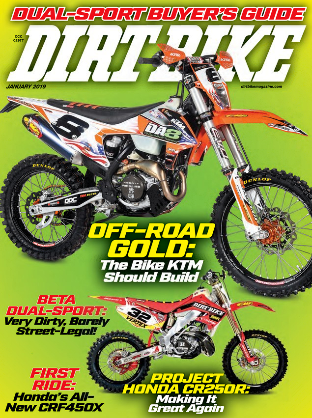 Dirt-Bike January 01, 2019 Issue Cover