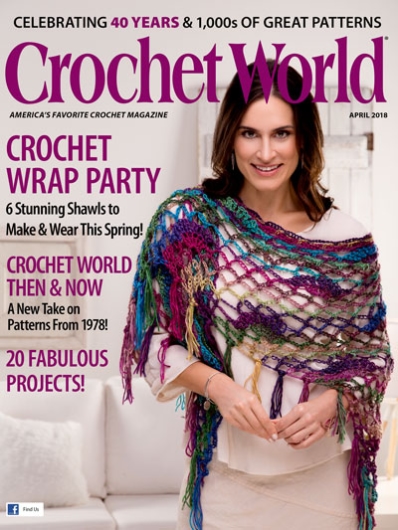 Crochet World April 01, 2018 Issue Cover