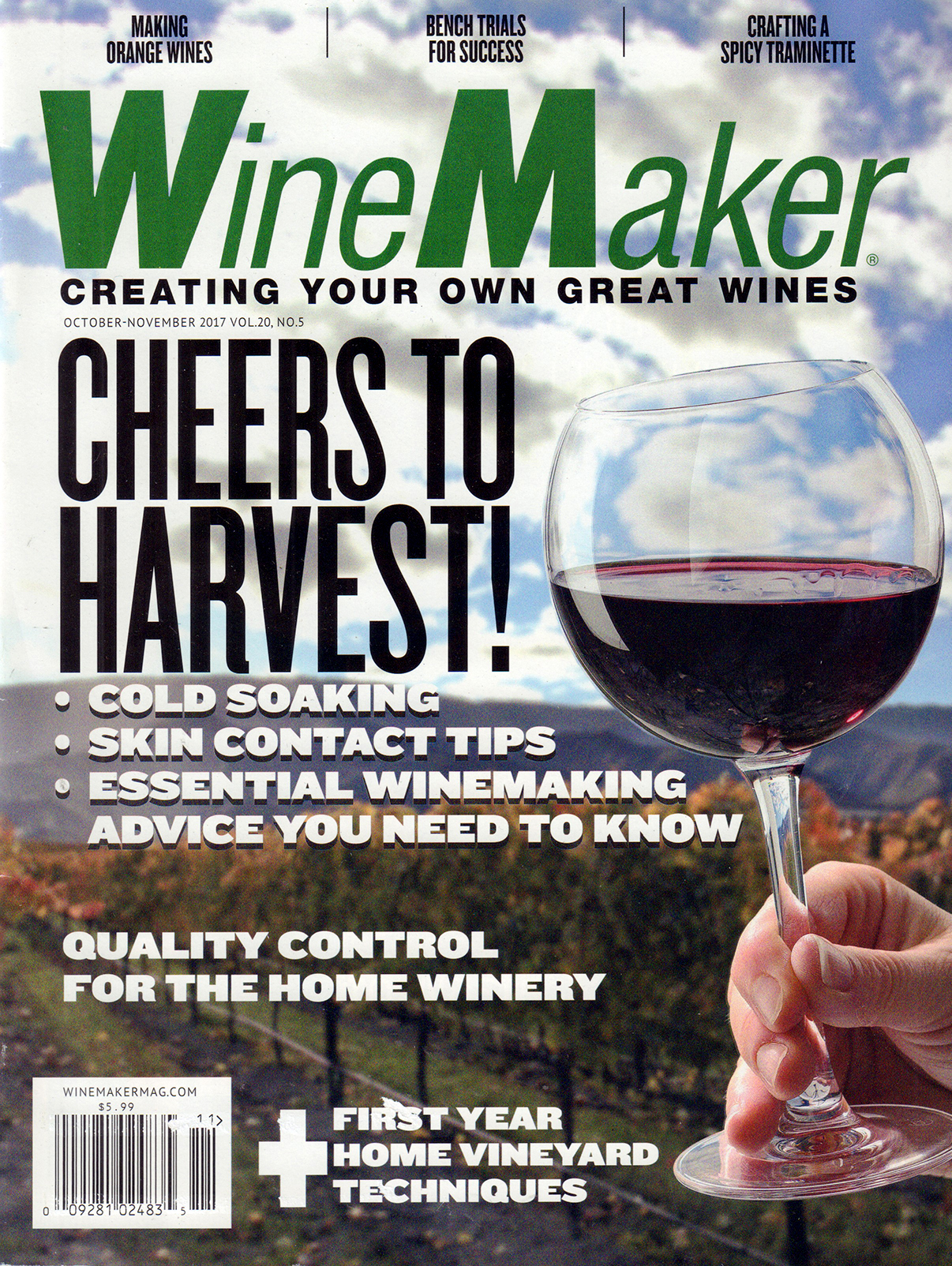 winemaker October 01, 2017 Issue Cover