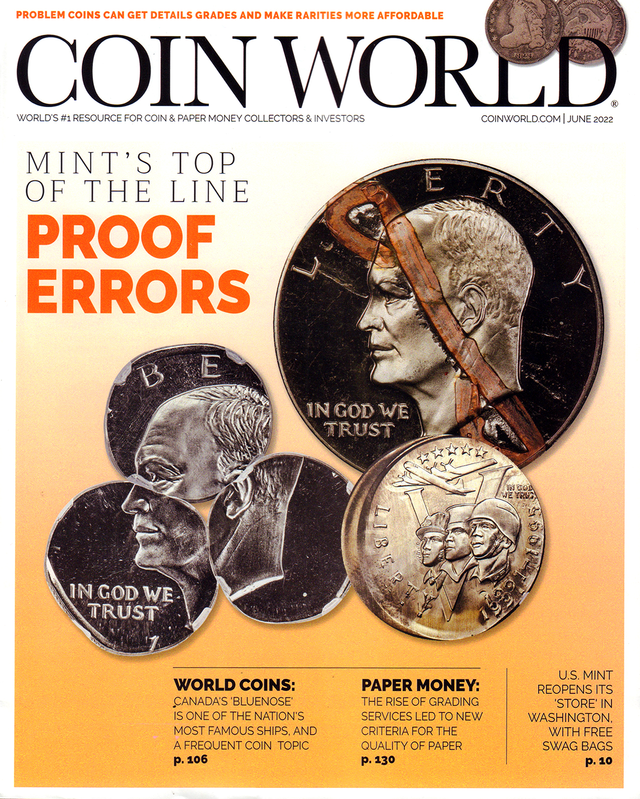 Coin-World-Monthly June 01, 2022 Issue Cover