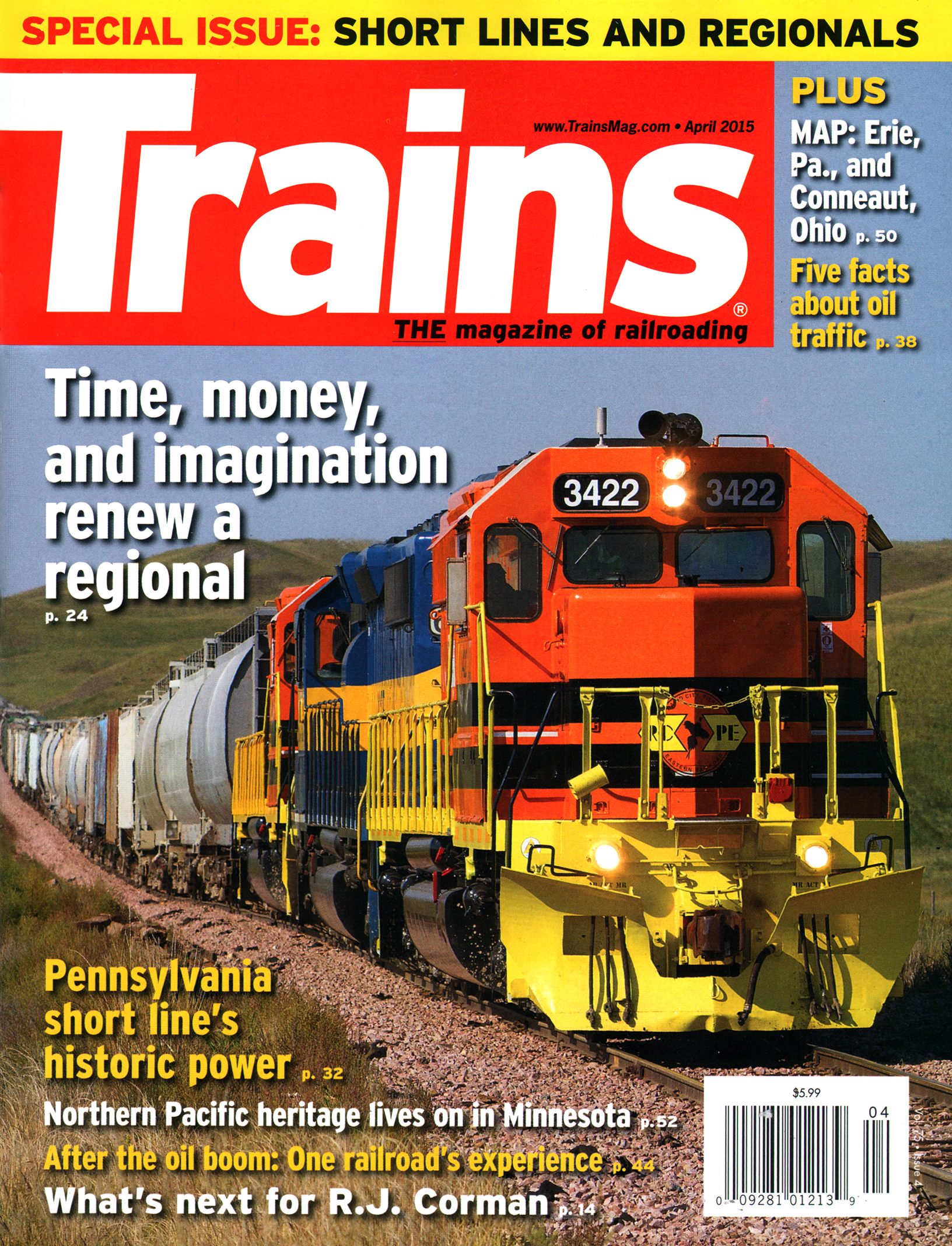 Trains April 01, 2015 Issue Cover