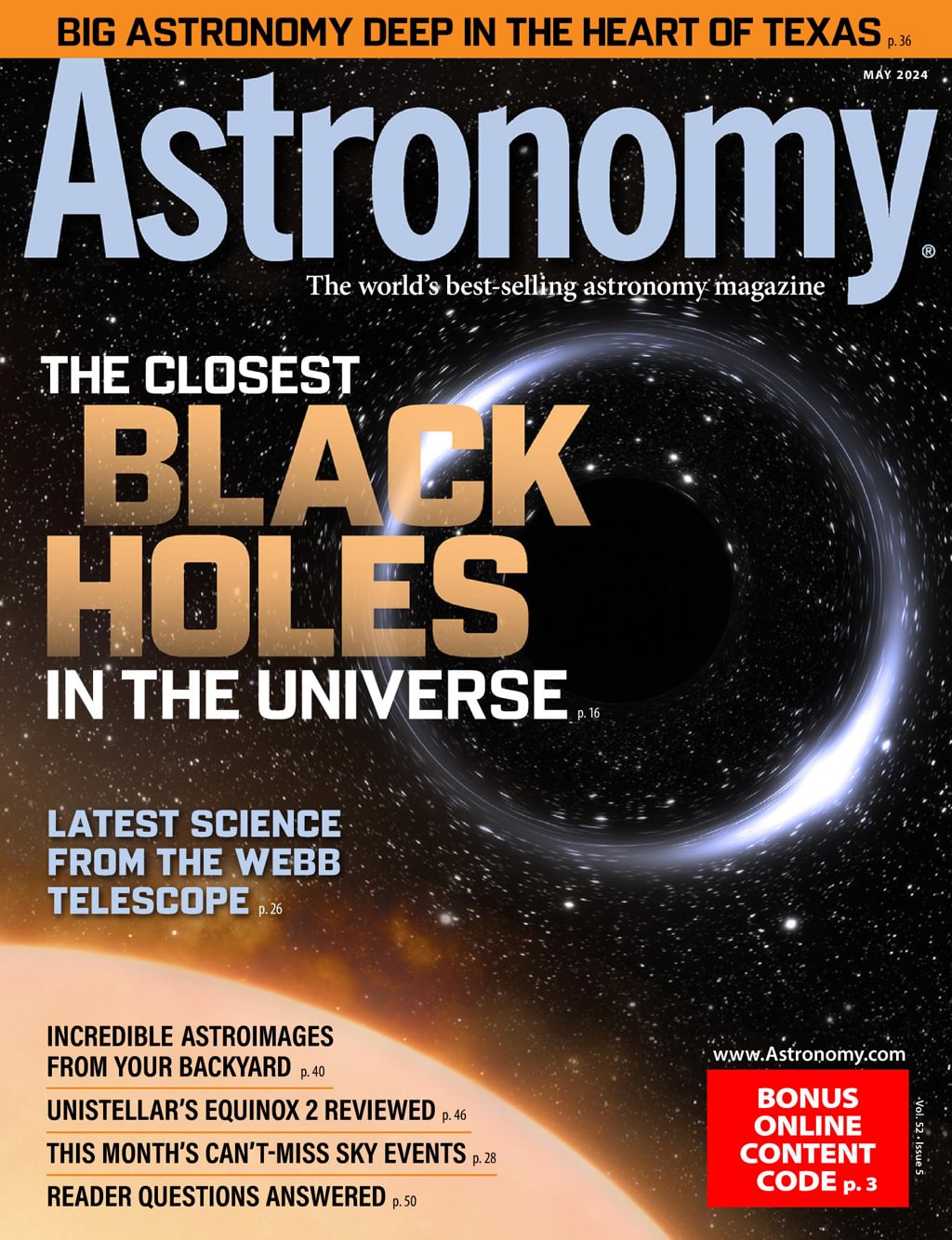Astronomy May 01, 2024 Issue Cover